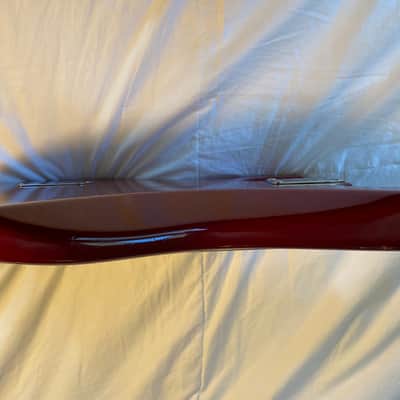 1988 Erine Ball Music Man Stingray Bass 1988 - Translucent Red - 4-Bolt, 2-Band EQ (with Extras!) image 14