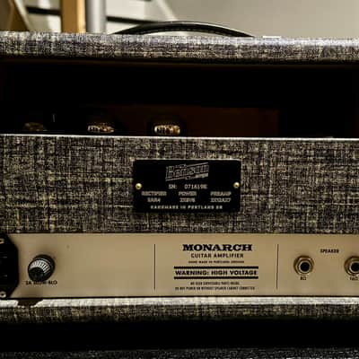 Benson Amps Monarch Head and Cabinet - Night Moves/Black Tolex image 6