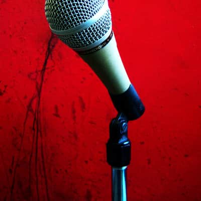 Vintage 1980's Philips Cardioid Dynamic Microphone Low Z w mic clip # 1 Shure Electro Voice Ampex image 4