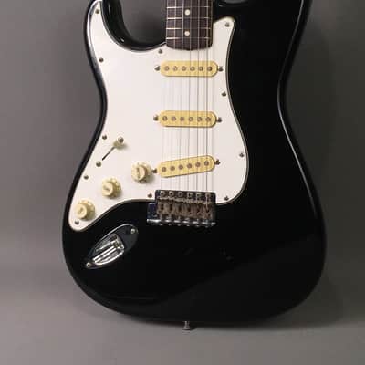 LEFTY! 1986 Vintage Fender Squier ‘62 Left Strat Guitar Fujigen E Serial Relic Mayer Black 1 Tribute 7.2 Lb HSC image 18