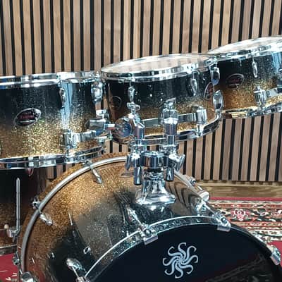 Sakae Osaka Heritage Evolved GEN2 Maple Shell Pack -  Black & Gold - 22", 10",12",13",14" & 16" image 2