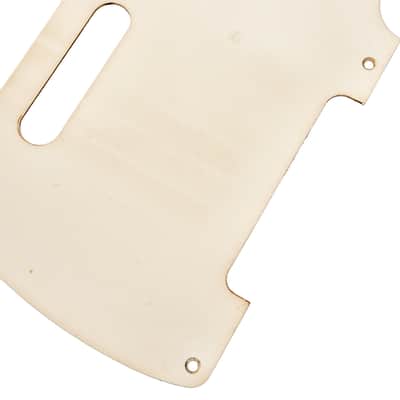 GuitarSlinger 50s Tele Pickguard Parchment 1-Ply image 4