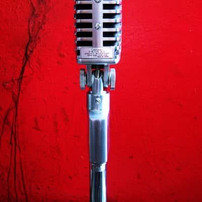 Vintage 1960's Calrad DM16 H.L Dual Z dynamic microphone w cable and box Olson Lafayette prop display image 9