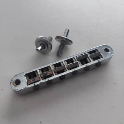 1970's Schaller Les Paul Bridge with Posts (B-313) image 1