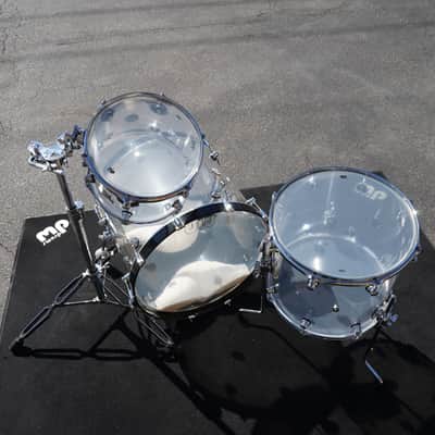 DW Design Series - 3pc Clear Acrylic Shell Pack | 12", 16", 22" image 9