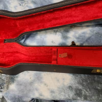 Used 1950's Ess and Ess Magnatone Mark IV Hard Shell Guitar Case Black image 9