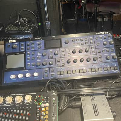 Korg Multi/Poly Desktop Analog Modeling Synthesizer 2025 - Present - Black & Blue image 1