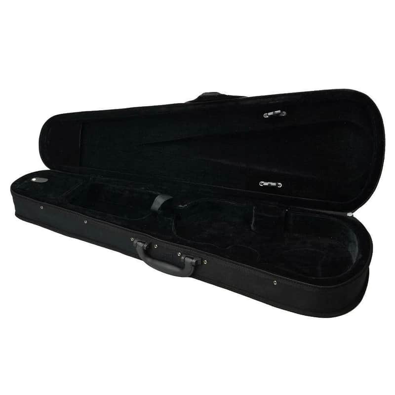 Full Size 4/4 Violin Case – Black Oxford Cloth Lightweight Protective Triangle Case image 1