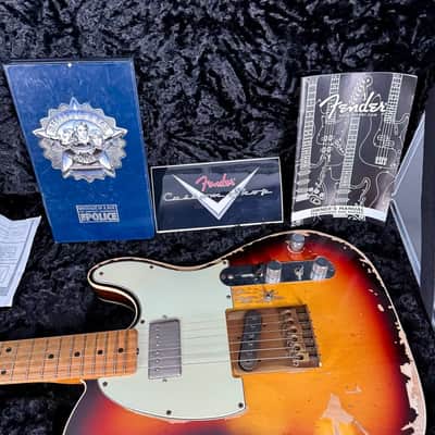 Fender 2007  Custom Shop Andy Summers Telecaster Zertifikat Case 2007 - sunburst image 16
