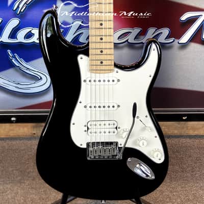Fender USA 2004 Stratocaster Standard HSS - Black Finish w/Blue Fender Case USED image 10