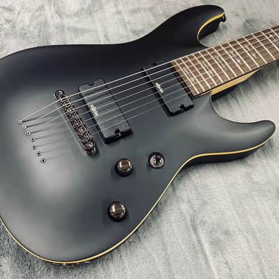 Schecter Demon-7 - Aged Black Satin image 1