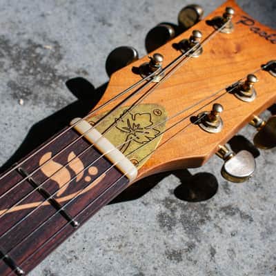 Paoletti Custom Leather hollowbody | 1 of 1 | boutique | rare image 5