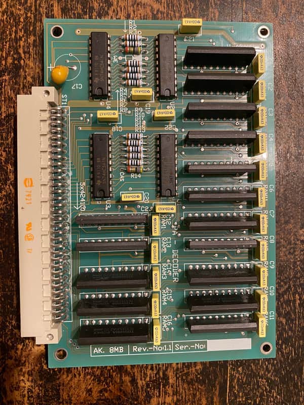Akai S1000/S1100 8 MB Memory Expansion RAM Card image 1
