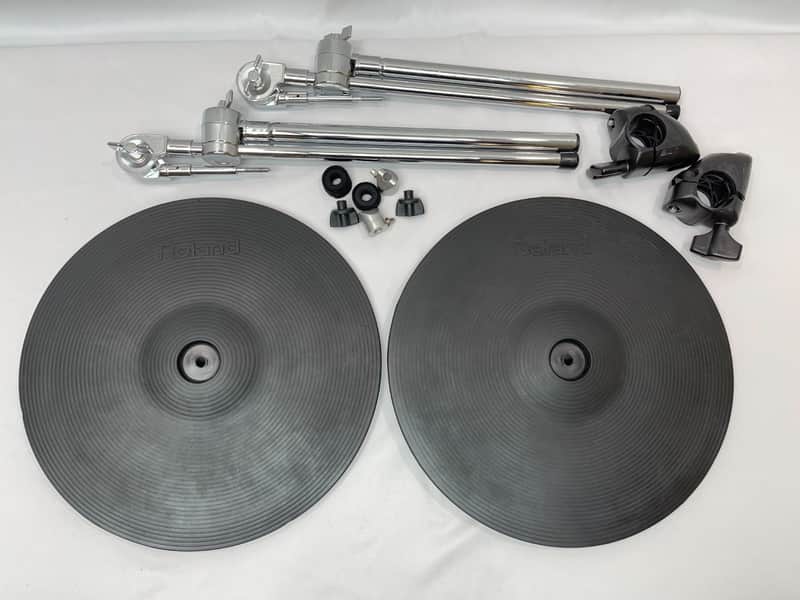Roland CY14C Crash V-Cymbal V Drum Trigger TWO PACK CY-14C MOUNTS image 1