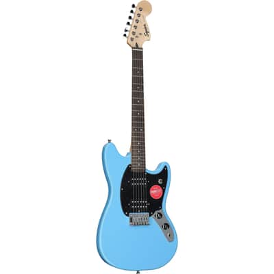 Squier Sonic Mustang HH Electric Guitar, Laurel Fingerboard, California Blue image 2