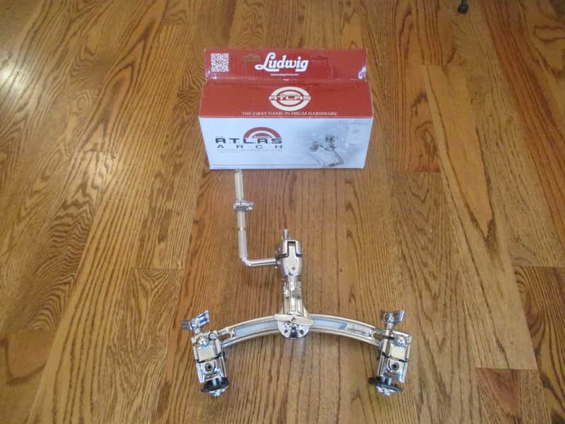 Ludwig Atlas Heavy Duty Bass Drum Tom Rail Mounting System - In Box Never Used! image 1