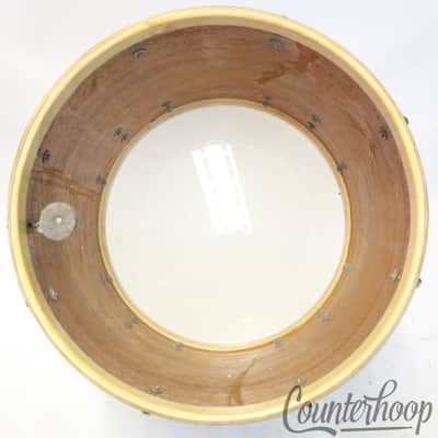 *Slingerland 20x18"Sky Blue Pearl 3Ply Mahogany Floor Tom Vintage 70s Bass Drum image 10