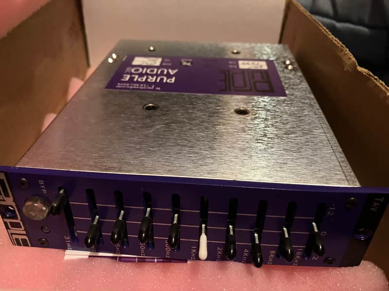 Purple Audio TAV 500 Series Graphic Inductor EQ Module 2010s - Purple image 1