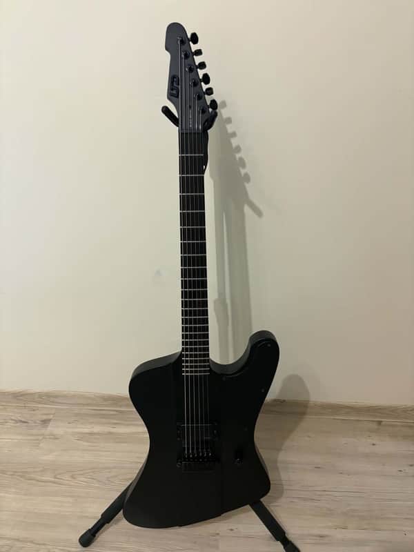 ESP LTD Phoenix Black Metal with Evertune image 1