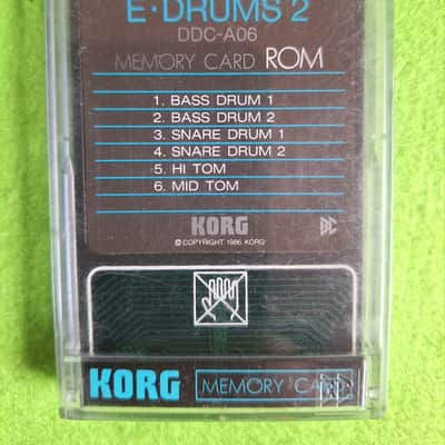 Korg DDC-A06 E-Drums 2 Card for DDD-1 DDD-5 image 3