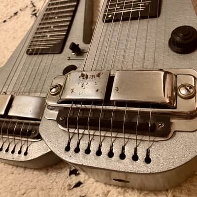 Historic 1946 Rickenbacker D-16 double neck 8-string steel guitar - Leon McAuliffe private estate image 3