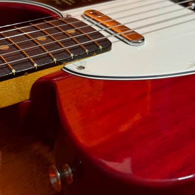Fender American Vintage II '63 Telecaster 2022 - Present - Crimson Red Transparent image 4