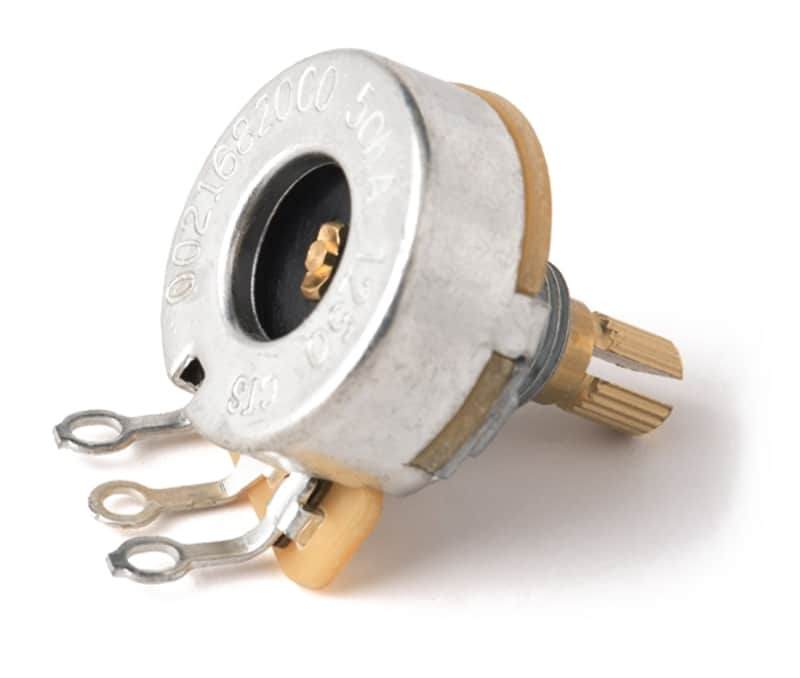 Fender 002-1682-000 Clapton Stratocaster 50K Audio Taper CTS Split-Shaft Volume / Potentiometer image 1
