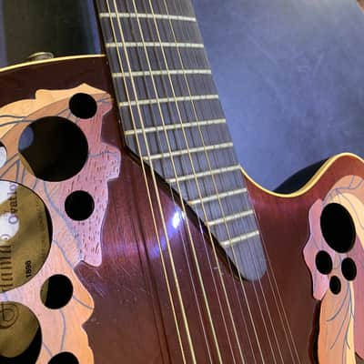 Ovation Adamas 1898 12-String Acoustic/Electric Guitar, Case image 7