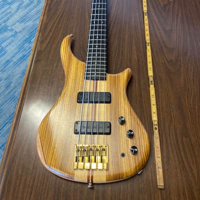 Padulla 5 String Thunder Bass Guitar 1990's Multi-wood image 4