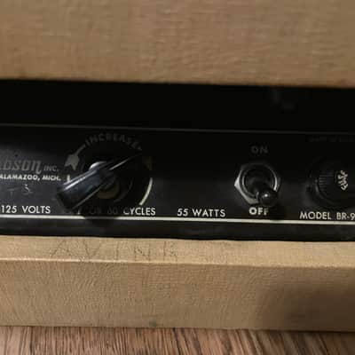 Gibson BR-9 10-Watt 1x8" Guitar Combo 1948 - 1950 - Ivory Leatherette with Trapezoid Grille image 7