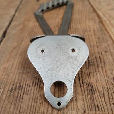 Gretsch 1940s 1950s Synchromatic Trapeze Tailpiece - Nickel image 2