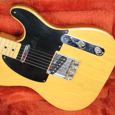 1982 Fender American Vintage '52 Telecaster 1952 Reissue Fullerton AVRI USA First Year Blackguard w/COA image 2