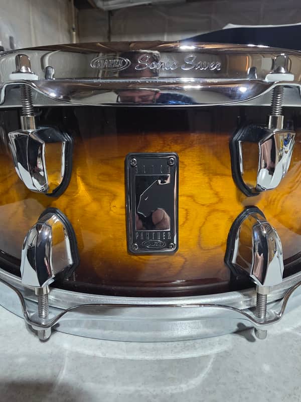 Mapex BPMW4550CNUB Black Panther Velvetone 14x5.5" Maple/Walnut Snare Drum 2010s - Butter Burst Burl image 1