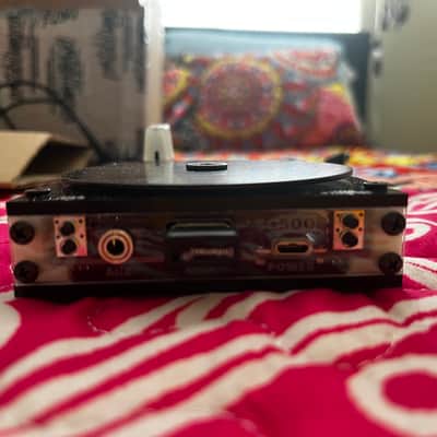 Portablism Gear SC500 Digital Scratch Instrument w/ Mini InnoFader 2023 - Clear Black image 3