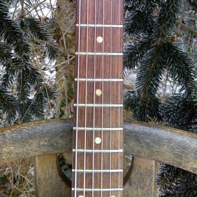 Klira Triumphator 1960 vintage German guitar Framus Hofner Hopf leather cover image 5