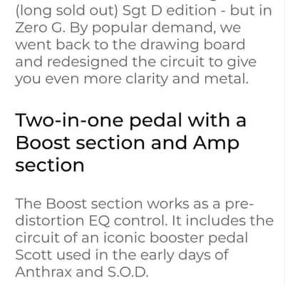 KHDK Electronics LTD edition Scott Ian JSL & Sgt D distortion/boost/preamp pedal collector's set 2020's - Custom graphics image 19
