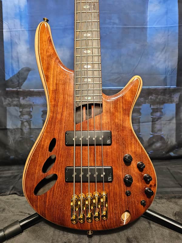 Ibanez SR 30th Anniversary Premium 5 String 2017 (Only 15 Made) - Natural Low Gloss image 1