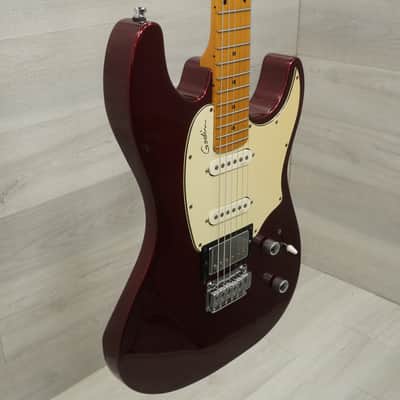 Used Godin Session Hg Mn Electric Guitar Red image 7