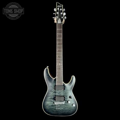 Used Schecter C-1 Platinum 6 Satin Smoke w/bag TSU25187 image 2