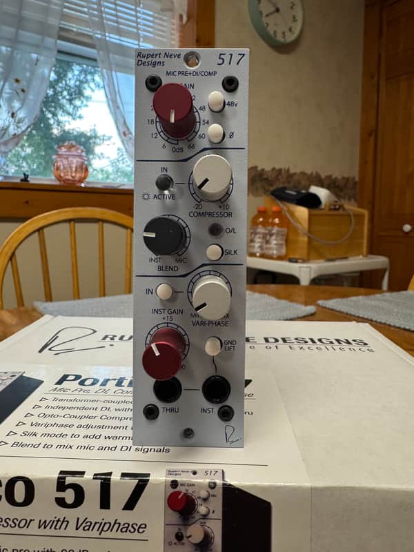 Rupert Neve Designs Portico 517 500 Series Mic Pre / Compressor Module 2011 - Present - White image 1