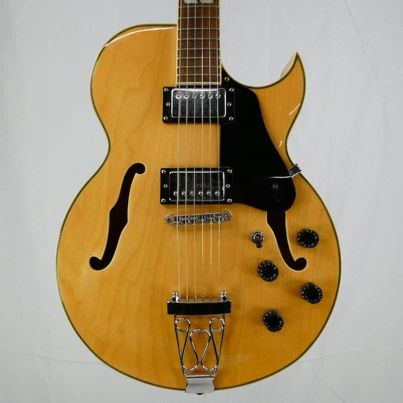 Used Glen Burton GLEN BURTON GE775 HOLLOW BODY Electric Guitars Natural image 1