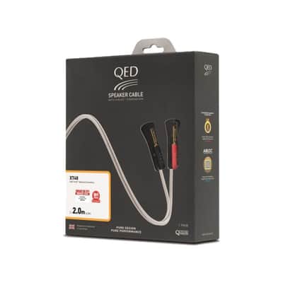 Q Acoustics 3020i Bookshelf Speaker Pair (GraphiteGrey) + QED Reference XT40 Speaker Cables (2M) image 8