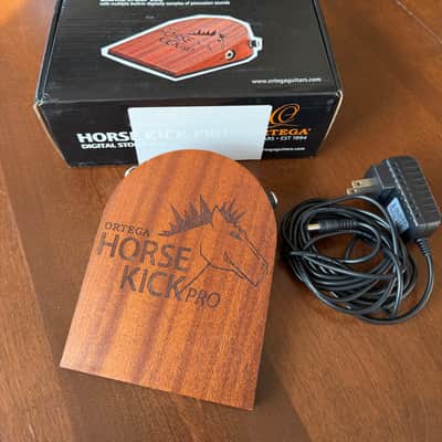Ortega Guitars Horse Kick Pro Digital Percussion Stomp Box with 5