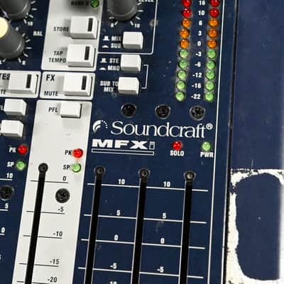 Soundcraft MFXi 20/2 20-Channel Analog Mixer with Effects CG01TRV image 6
