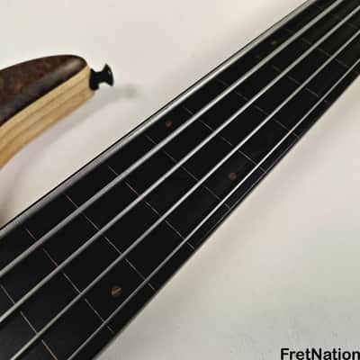 AC Guitars Krell 5-String Fretless Bass 34" Scale ACG Turkish Walnut 8.86lbs image 15