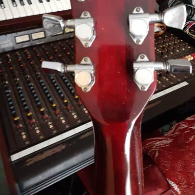 Greco MR1000 Mic Ralphs signature, nitro lacquer, fret edge binding, maxon PAFs, lawsuit MIJ 70s sun image 10