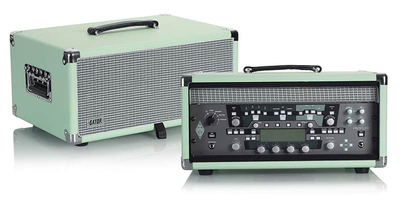 Gator - GR-RETRORACK-4SG - Vintage Amp Vibe Rack Case - 4U - Seafoam Green image 1