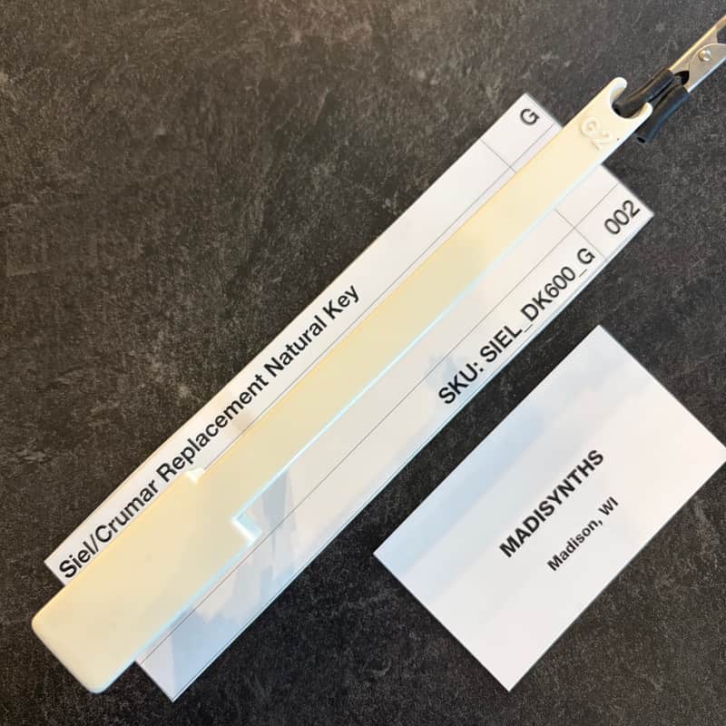 ORIGINAL Fatar Replacement G Key for Siel DK-600/Opera, DK-700, DK-80; Crumar Bit One, Bit 99 image 1