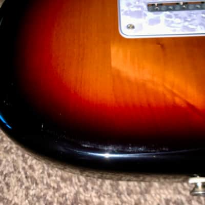 2022 Fender Player Stratocaster sunburst electric  guitar emg pickups image 11
