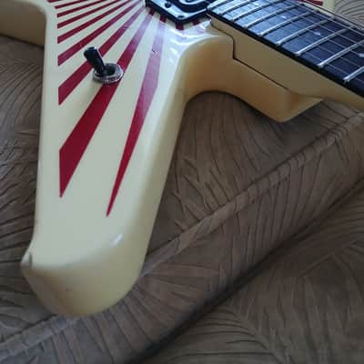 Rare 1985 Ibanez X Series DT380 Destroyer - Rising Sun graphics image 4